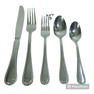 Oneida Pebblebrook Silverware Single Set Of Five Pices